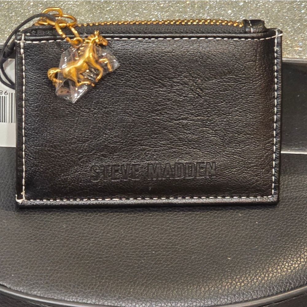 Steve Madden BDoris Card Case- Black - Picture 3 of 5